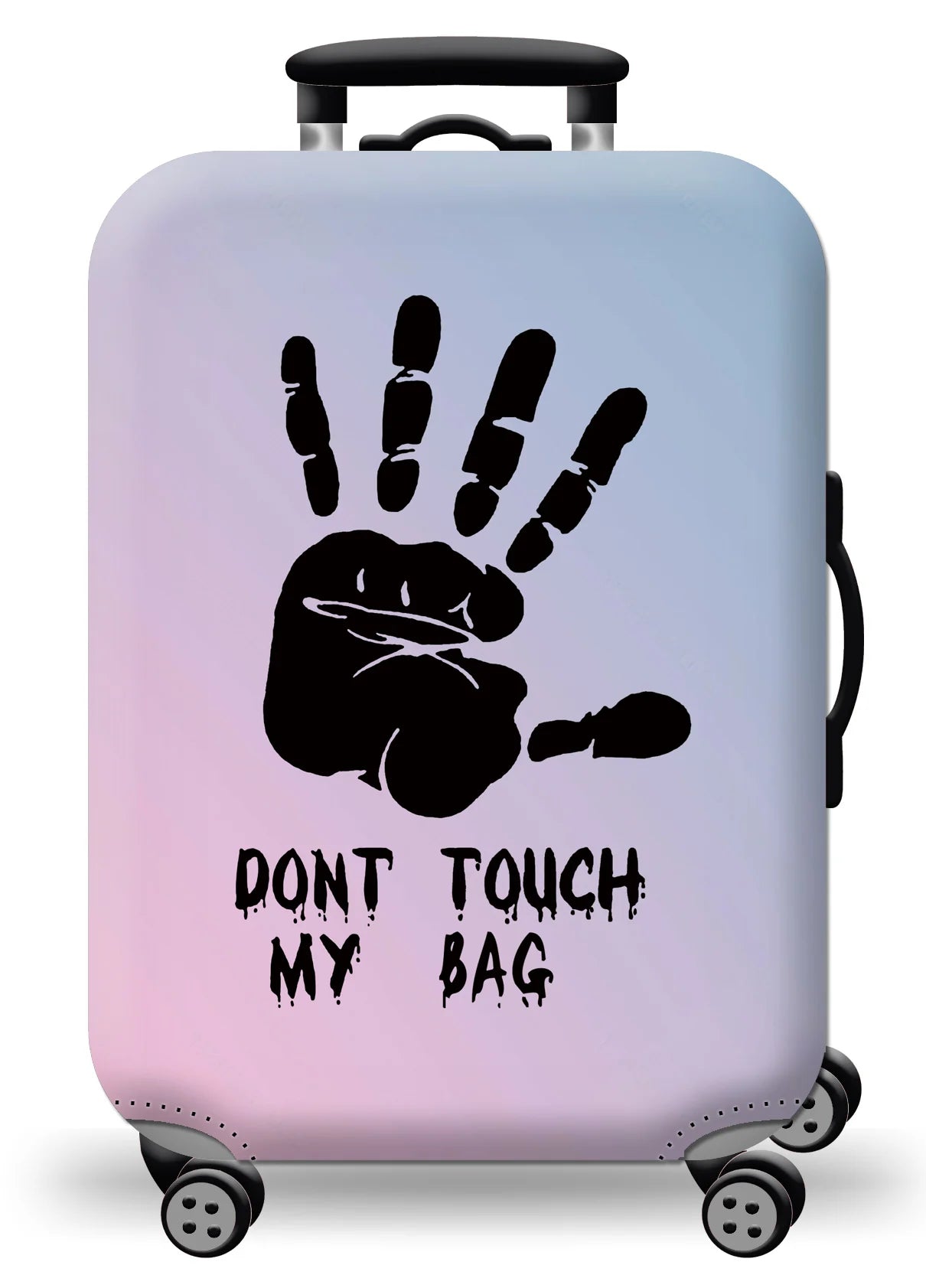 Housse de protection pour valise à roulette cabine ou XL motif 2