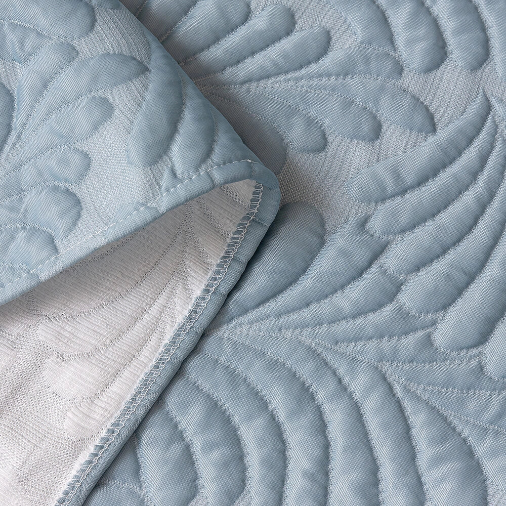 Plaid Jeté de canapé grande taille XXL anti griffures texture feuille d'hibiscus