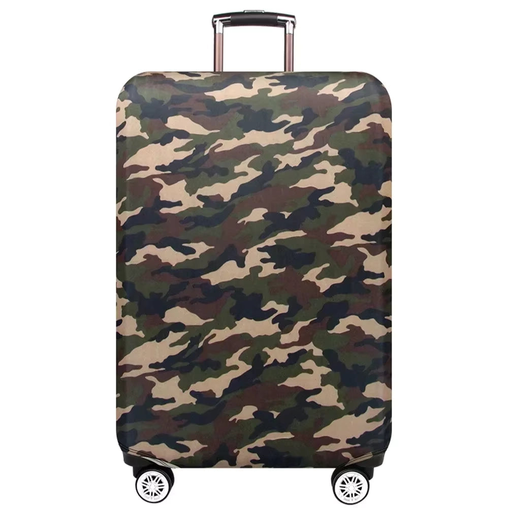 Housse de protection pour valise à roulette cabine ou XL motif militaire