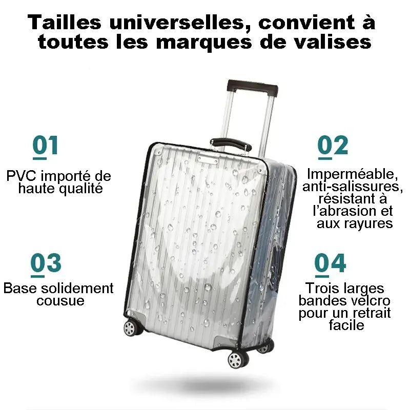 qualité de la housse de valise
