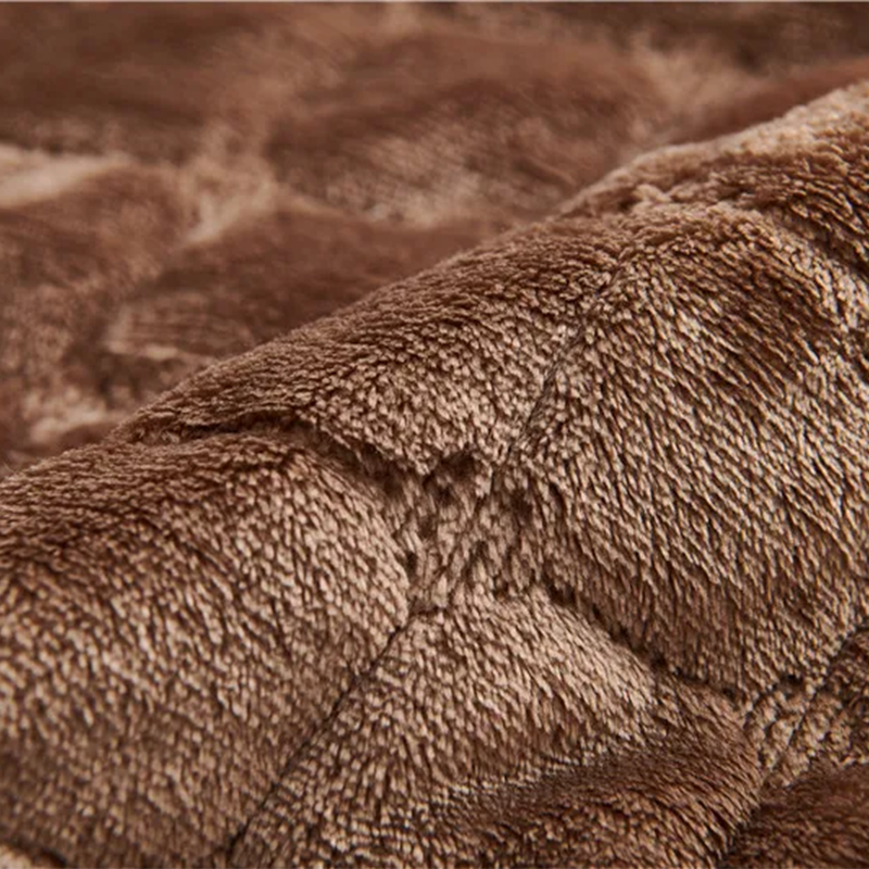 velours flanelle marron