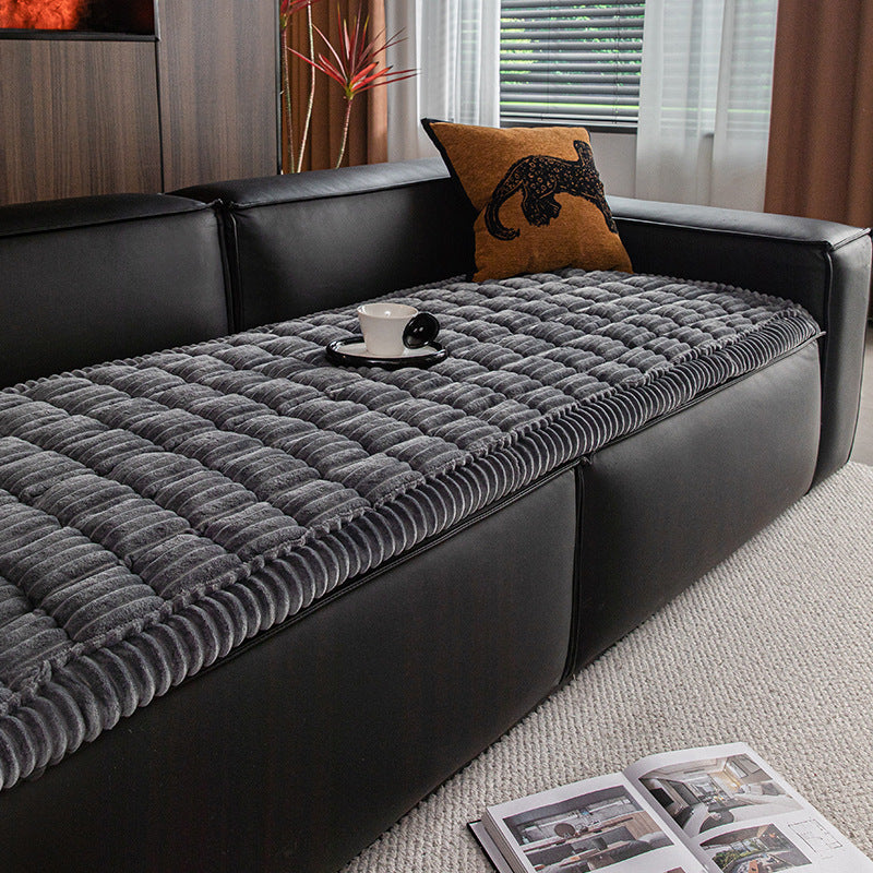 Tapis couvre canapé épais, matelassé et antidérapant - résistant aux griffures