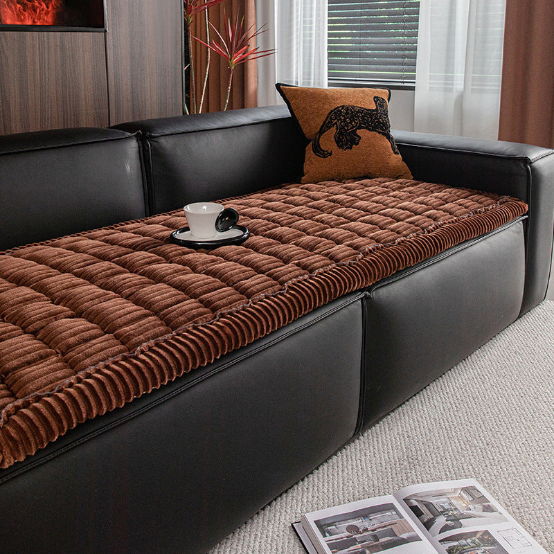 Tapis couvre canapé épais, matelassé et antidérapant - résistant aux griffures