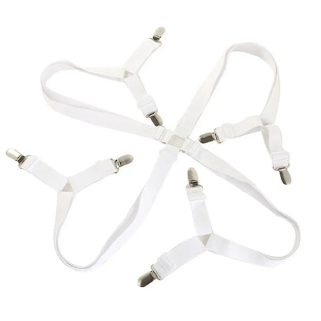 Attaches élastiques pour housses de canapé blanc