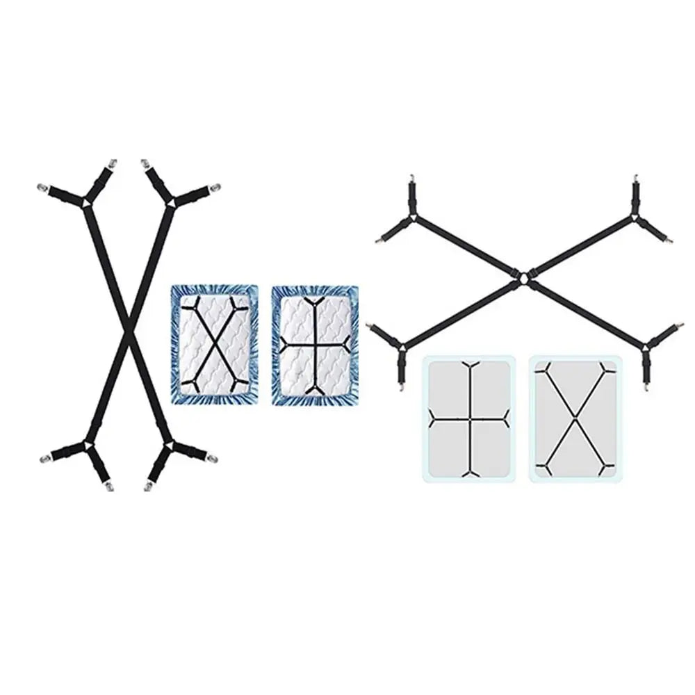 Fixateurs universels pour housses de canapé – Sangles élastiques croisés