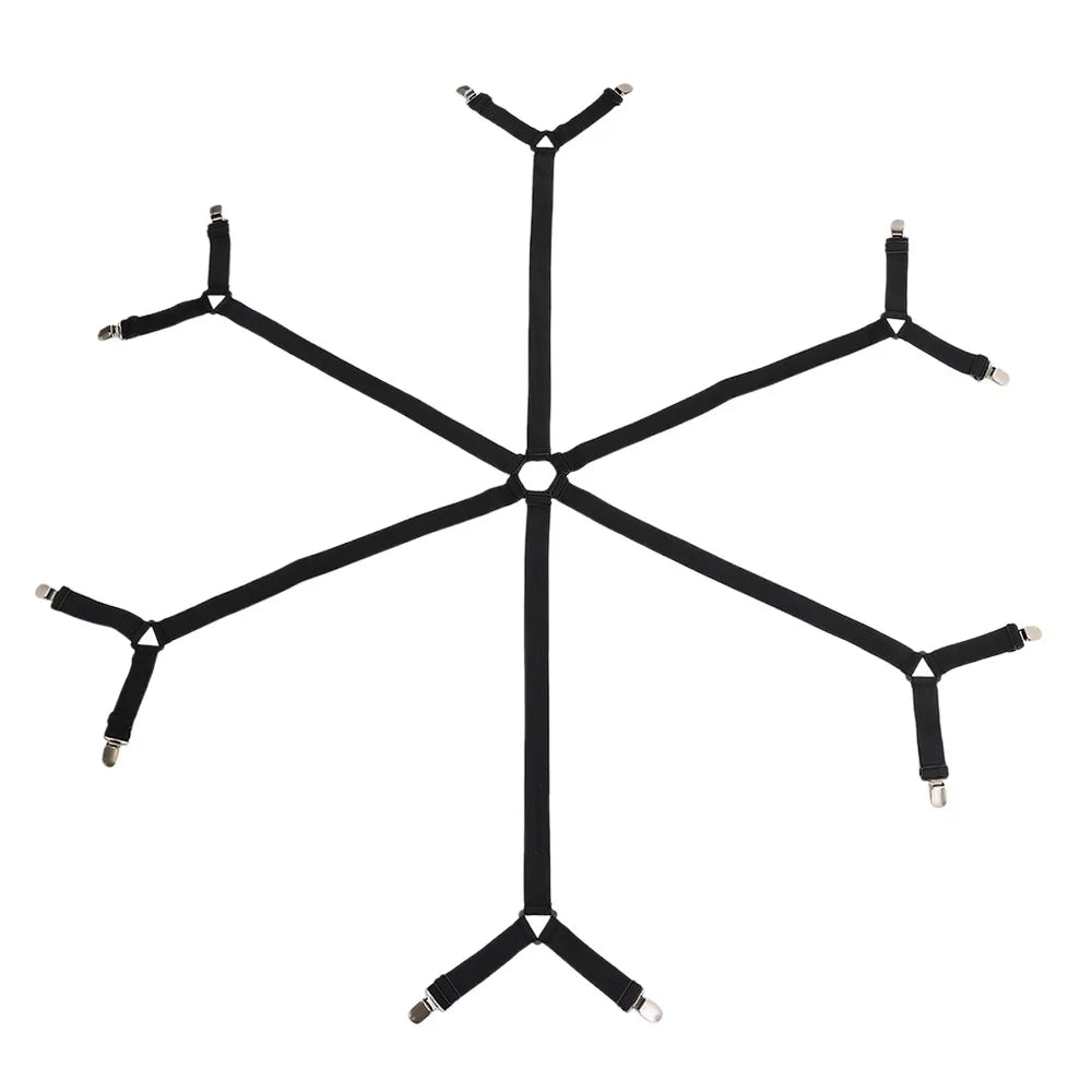 Fixateurs universels pour housses de canapé noir