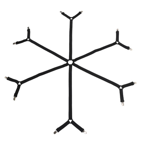 Fixateurs universels pour housses de canapé noir