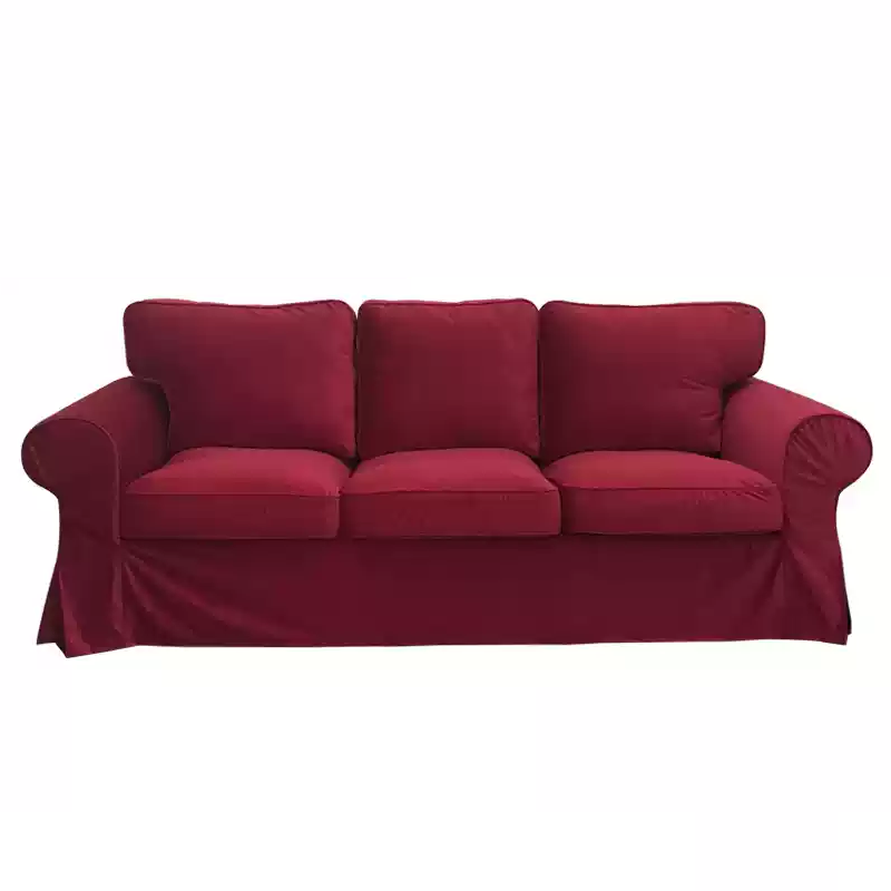 Housse canapé IKEA EKTORP luxe haut de gamme rouge