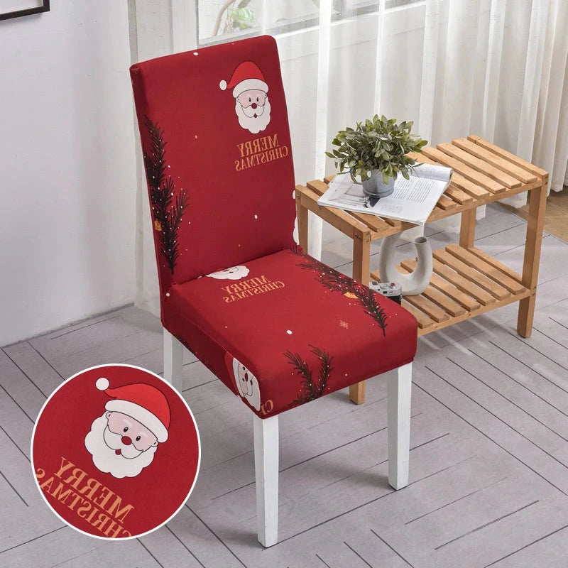 Housse de chaise de salle à manger spécial noël motif 32