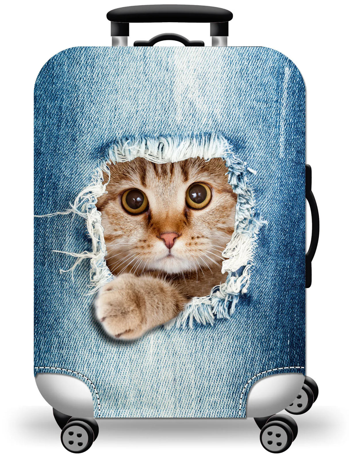 Housse de protection pour valise à roulette cabine ou XL chat