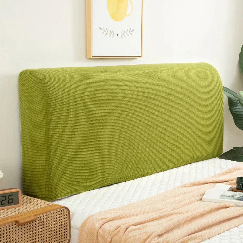 Housse de tête de lit extensibles en microfibres vert