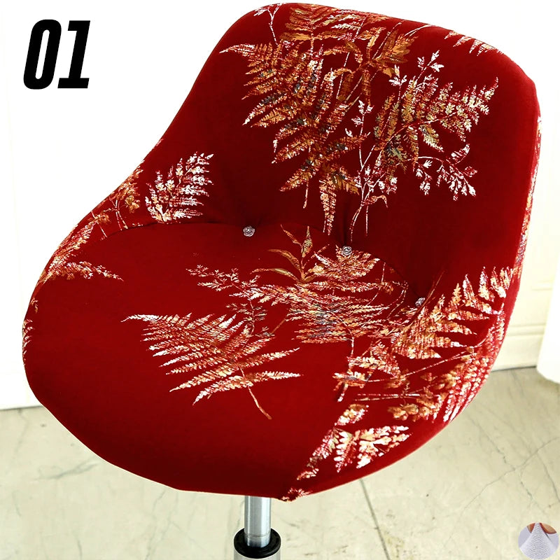 Housse extensible pour tabouret de bar coque motif 1