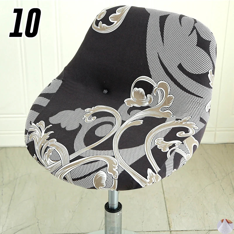 Housse extensible pour tabouret de bar coque motif 10