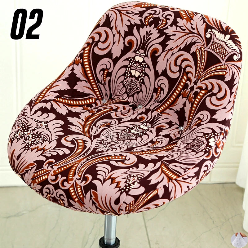 Housse extensible pour tabouret de bar coque motif 2