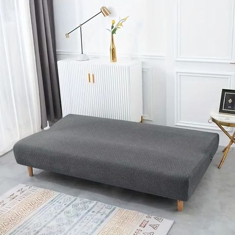 Housse pour canapé-lit, clic-clac, canapé sans accoudoirs ouvert