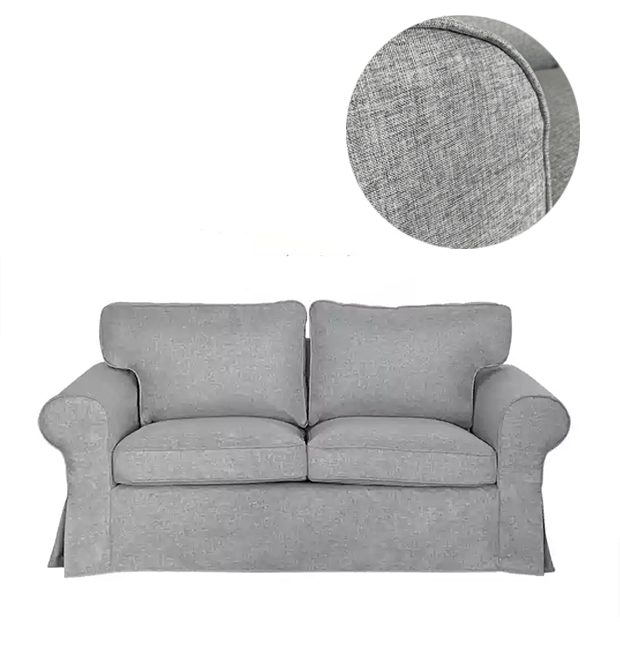 Housse pour canapé IKEA EKTORP 2 places gris clair