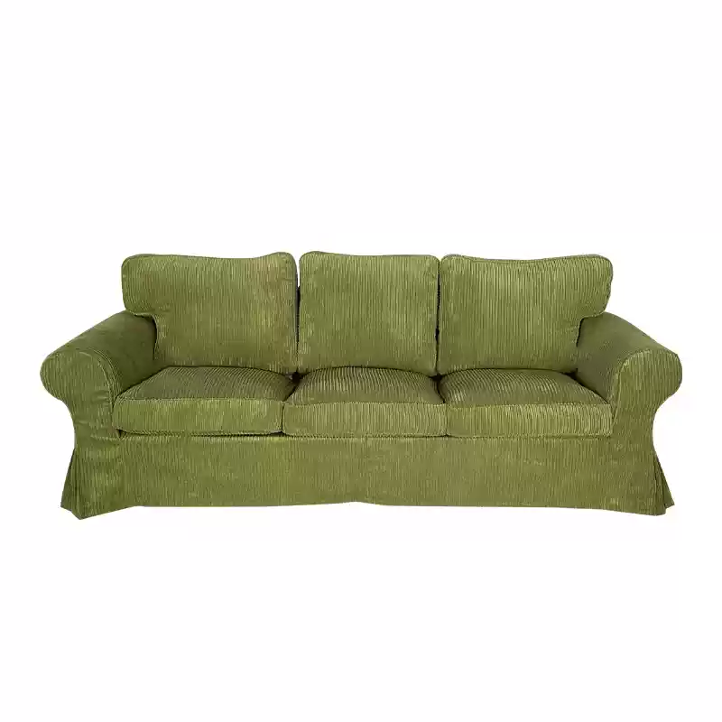 Housse pour canapé IKEA EKTORP haut de gamme velours côtelé vert