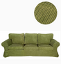 Housse pour canapé IKEA EKTORP haut de gamme velours côtelé vert tissu