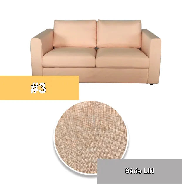 Housse pour canapé IKEA VIMLE personnalisable lin