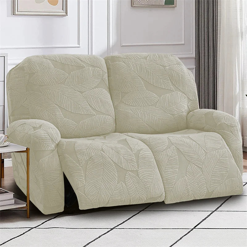Housse pour canapé relax2 places relevable inclinable luxe beige
