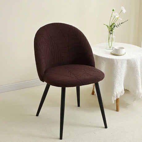 Housse pour chaise Mauricette maisonsdumonde chocolat