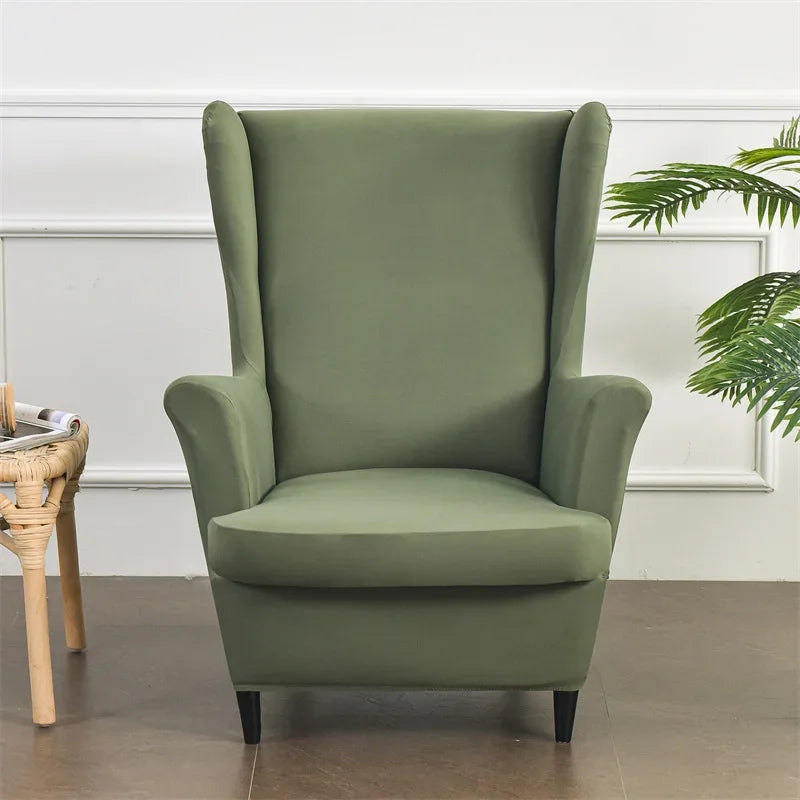Housse pour fauteuil IKEA Strandmon lycra vert matcha