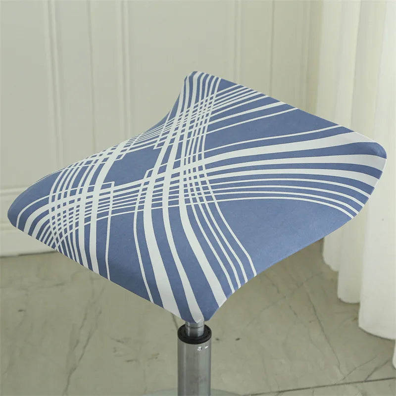 Housse pour tabouret de bar plat sans dossier