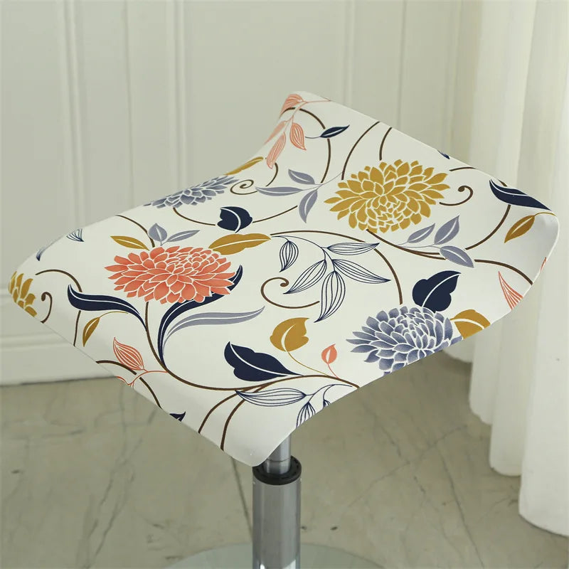 Housse pour tabouret de bar plat sans dossier 20