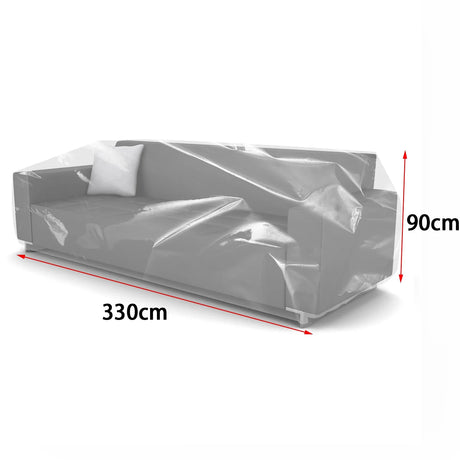 Housse protection grand canapé plastique transparent 100% imperméable