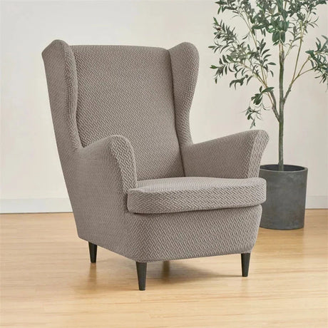 Housses pour fauteuil IKEA STRANDMON Jacquard khaki