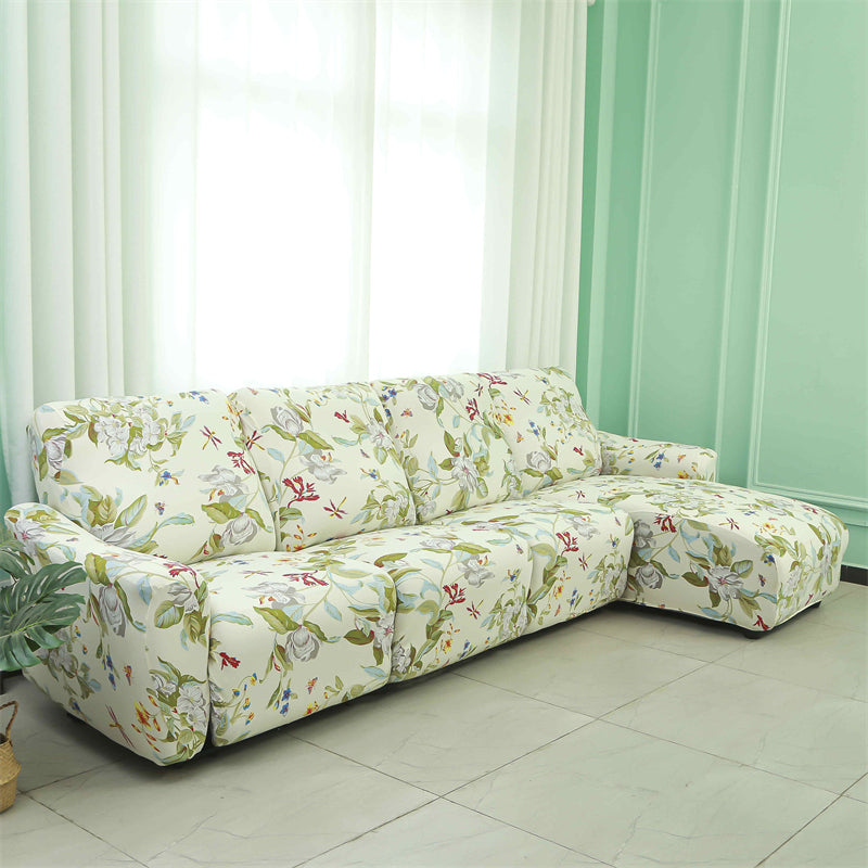 Housses pour canapé d'angle relax inclinable avec méridienne motif 1