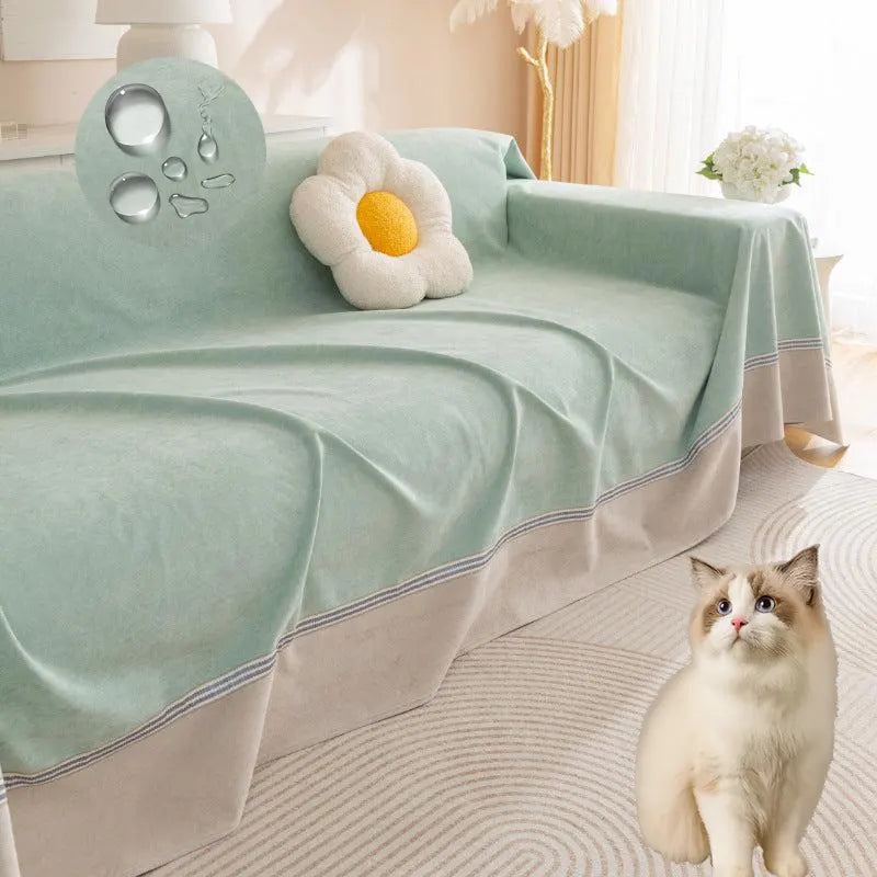 Jeté housse canapé 100% imperméable, anti griffes