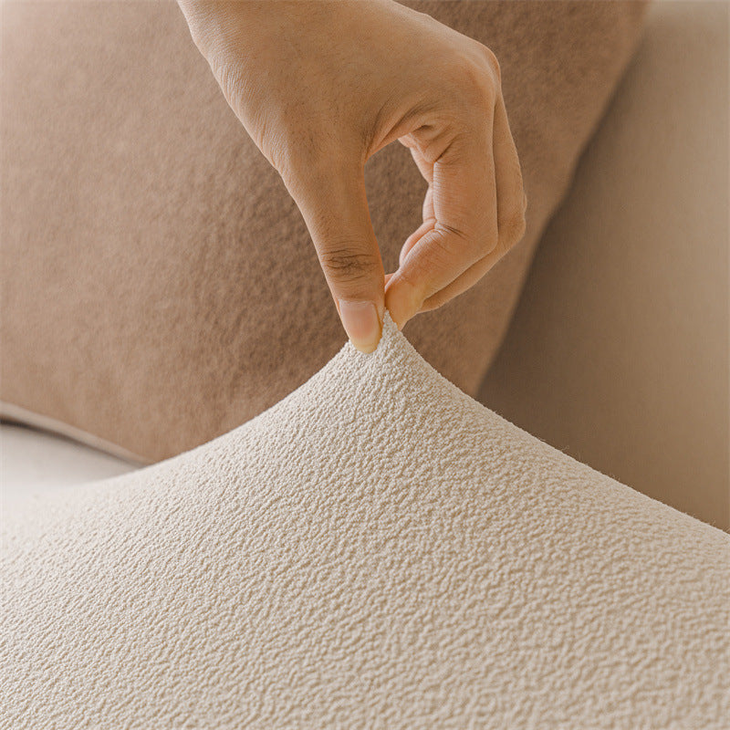 tissu extensible beige