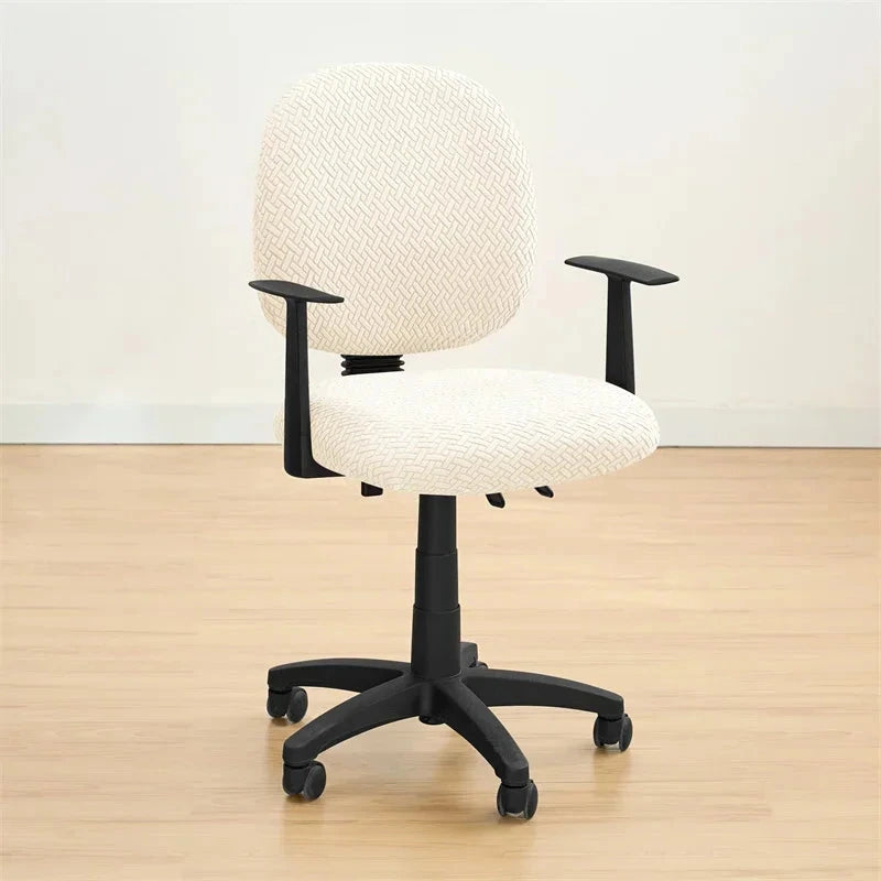 tissu extensibles en velours damassé beige