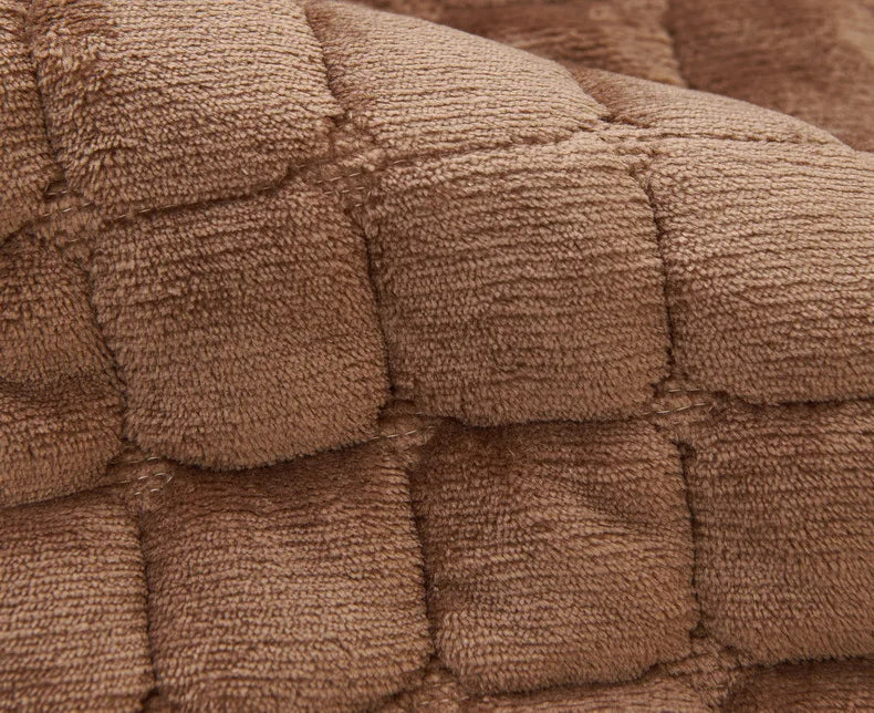 velours marron moelleux