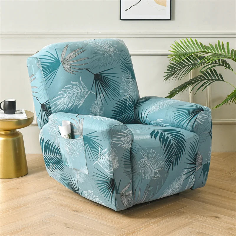 Housse pour fauteuilrelax inclinable motif imprimé