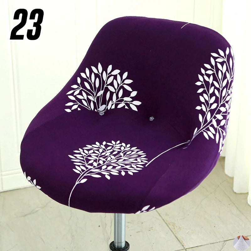 Housse extensible pour tabouret de bar coque motif 23