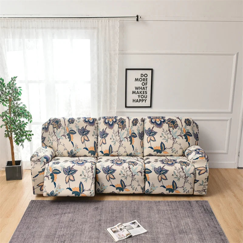 Housse pour fauteuil et canapé relax inclinable 1/2/3 places - Harmony 8 motifs
