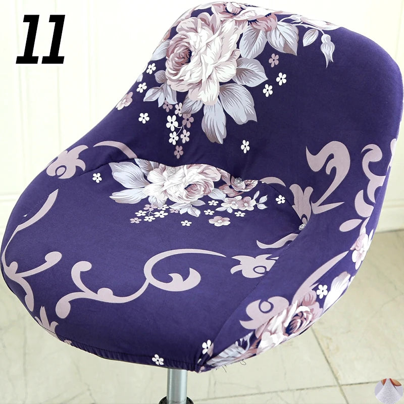 Housse extensible pour tabouret de bar coque motif 11