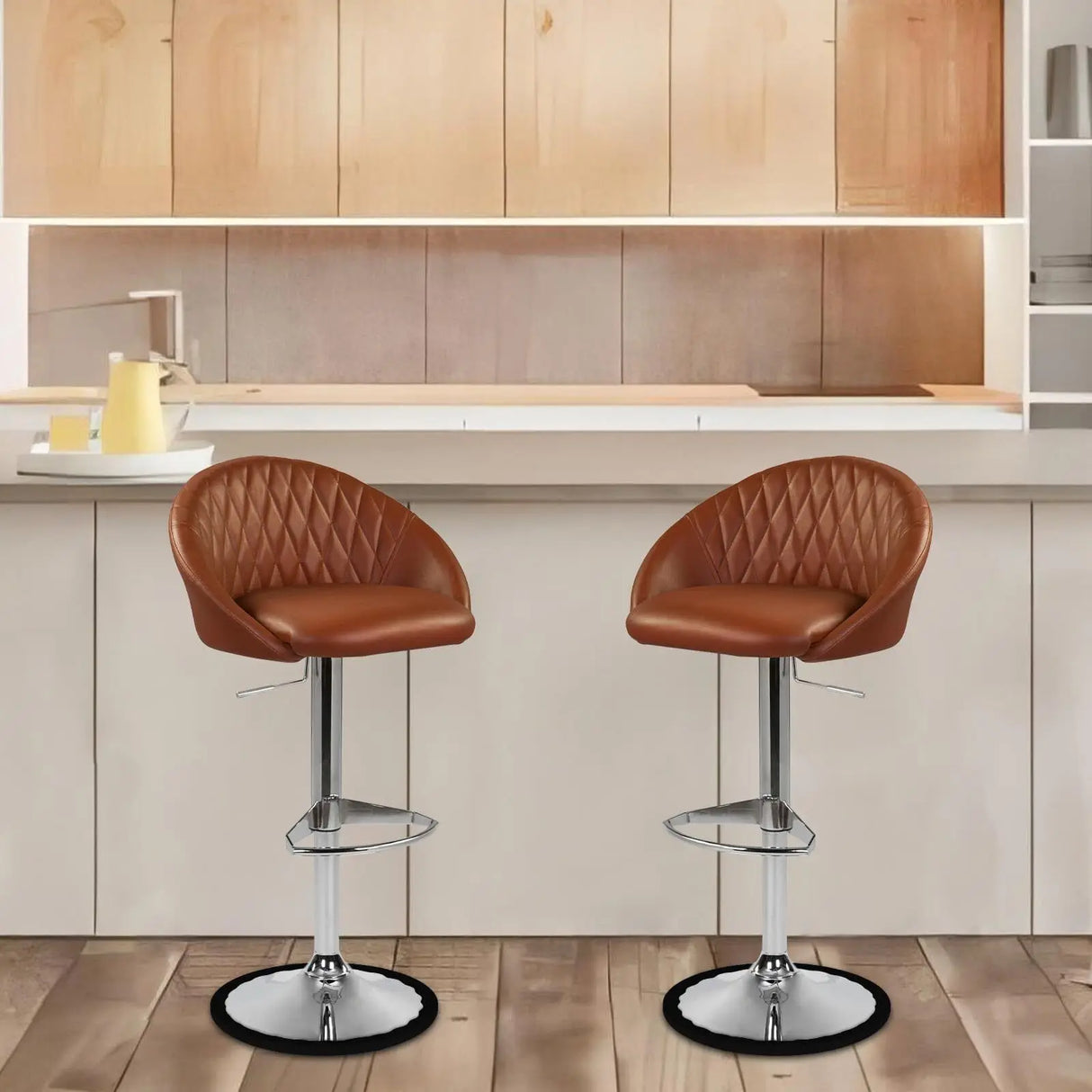 Anneau de protection antiglisse et antibruit pour base de tabouret de bar