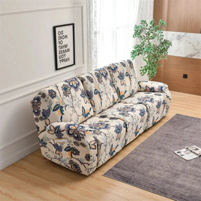 Housse pour fauteuil et canapé relax inclinable 1/2/3 places - Harmony 8 motifs