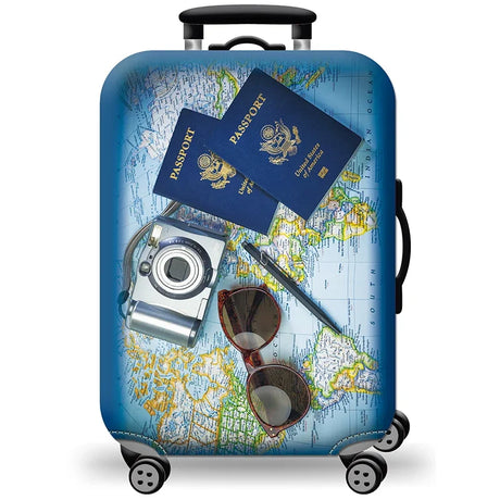 Housse de protection pour valise à roulette cabine ou XLmotif 2