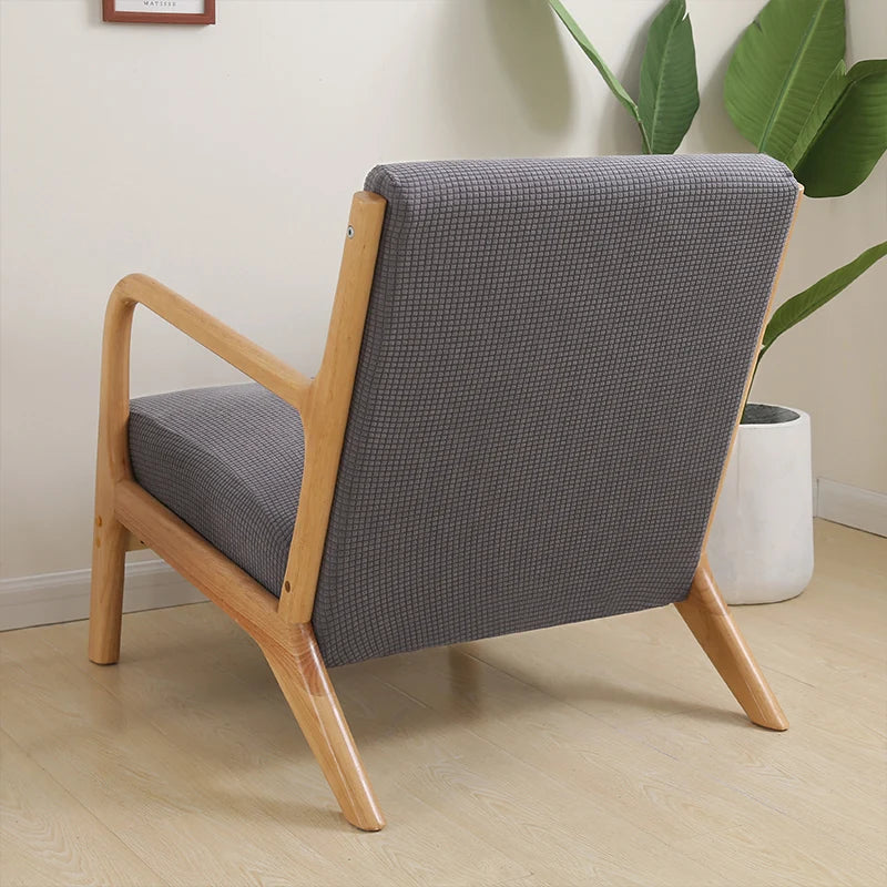 Housse de fauteuil scandinave gris