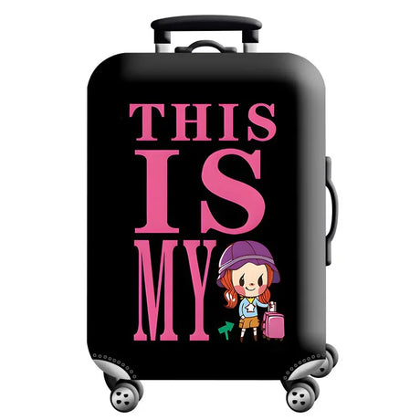 Housse de protection pour valise à roulette cabine ou XLmotif 18