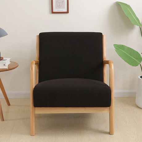 Housse de fauteuil scandinave noir