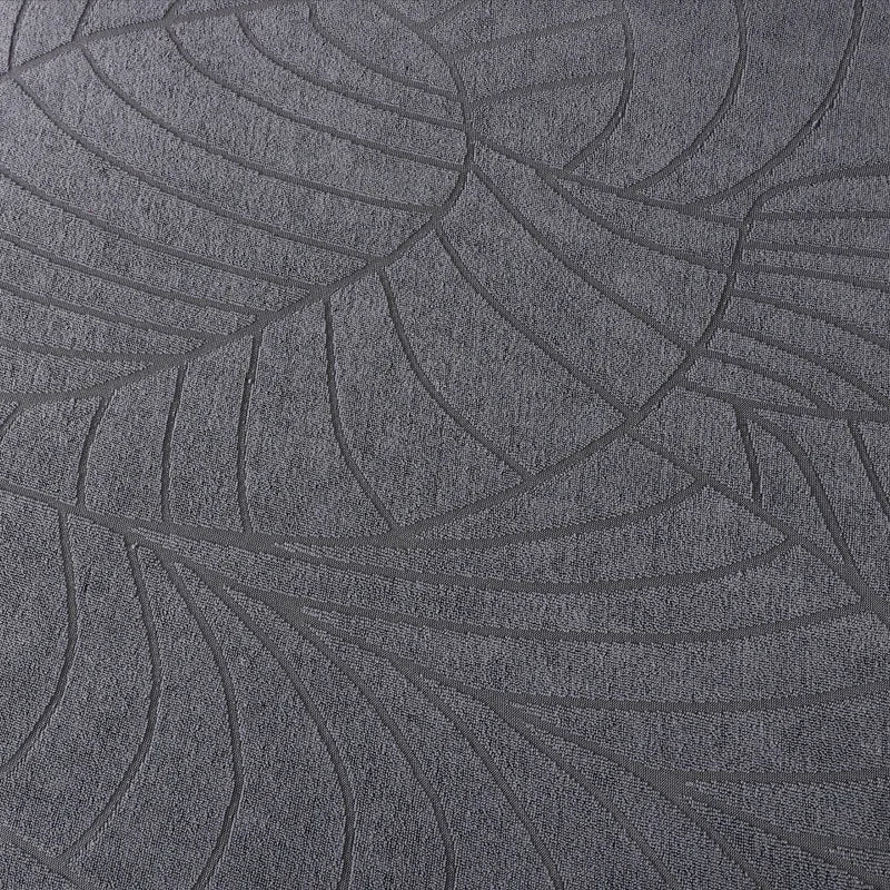 Tissu extensible imperméable hibiscus gris