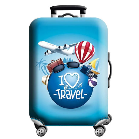 Housse de protection pour valise à roulette cabine ou XLmotif 23