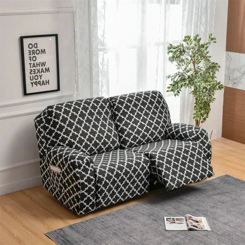 Housse pour fauteuil et canapé relax inclinable 1/2/3 places - Harmony 8 motifs