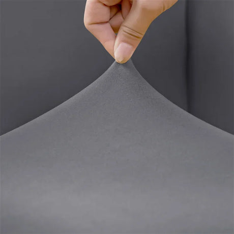 zoom tissu extensible imperméable gris