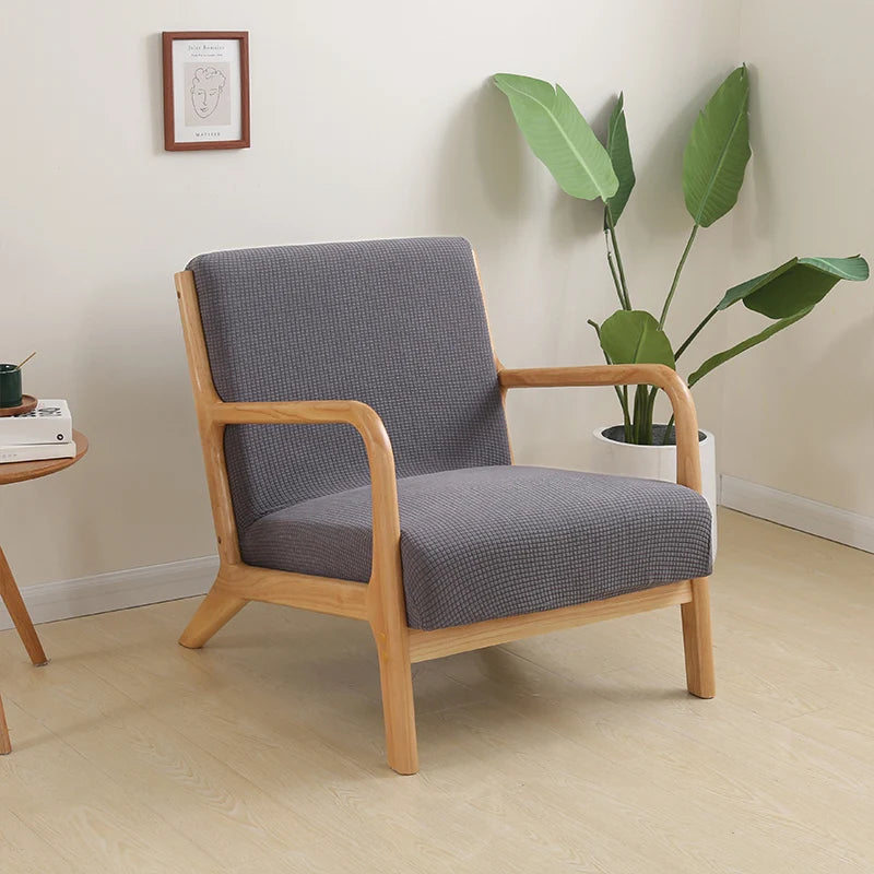 Housse de fauteuil scandinave gris